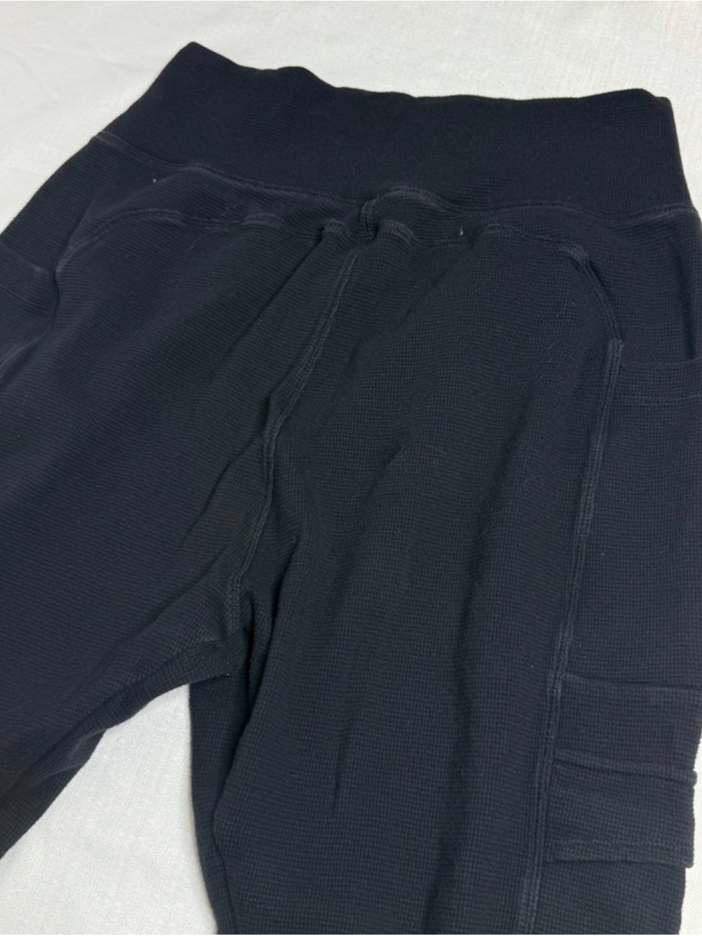 Halara High Waisted Foldover Pocket Harem Casual Cargo Joggers Women’s Medium - Picture 8 of 9